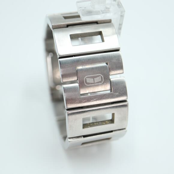 Vestal Seville Silver Tone Watch 27mm Rectangle Dial Stainless Steel New Battery